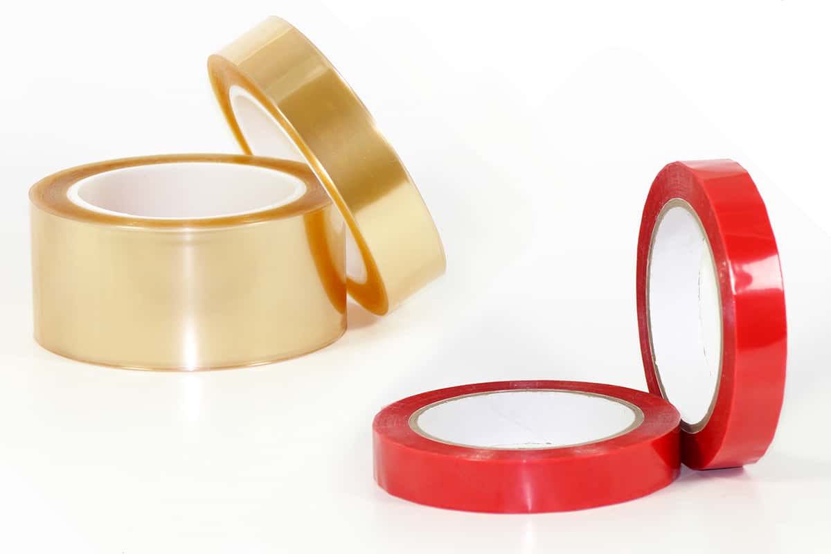 VT929 Red Clear Polyester Tapes