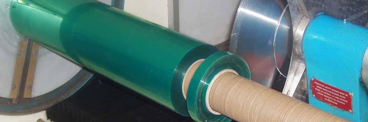 Green polyester tape custom widths
