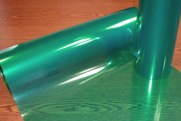 Lined Green Polyester Tape