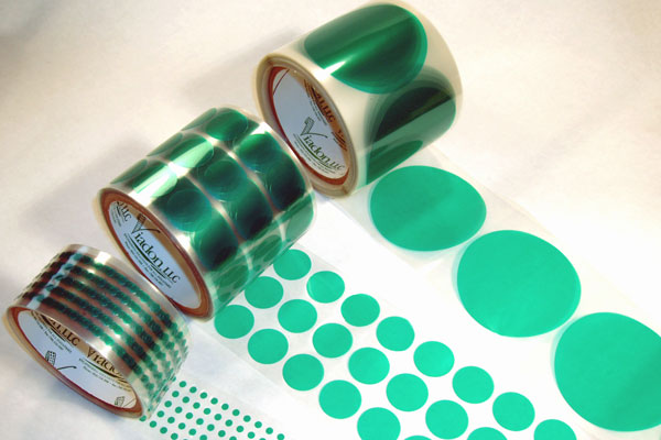 VGT215 Green Polyester Tape disks