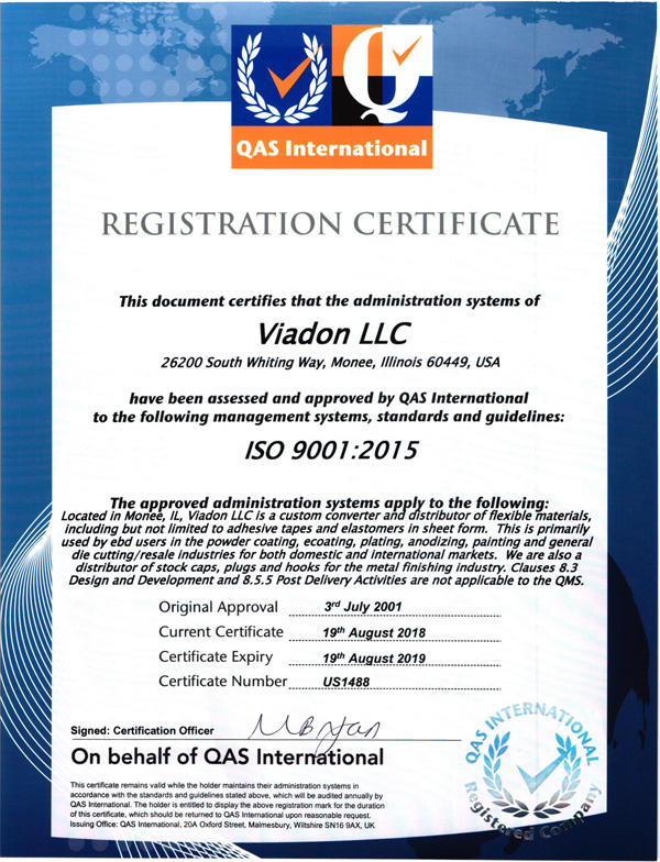 iso certification