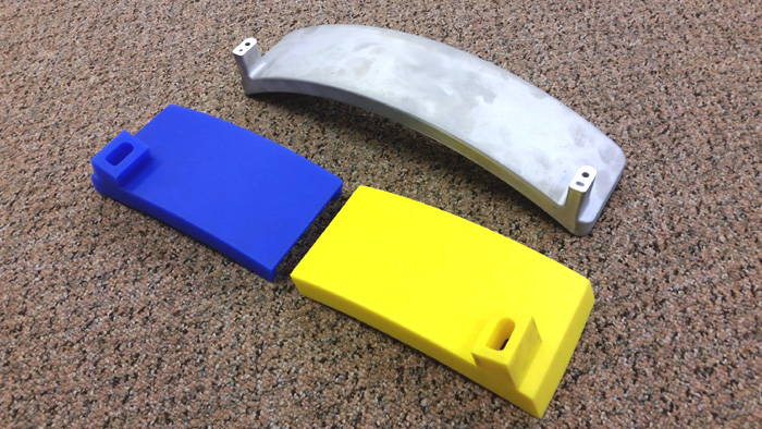 Aircraft part with silicone masking