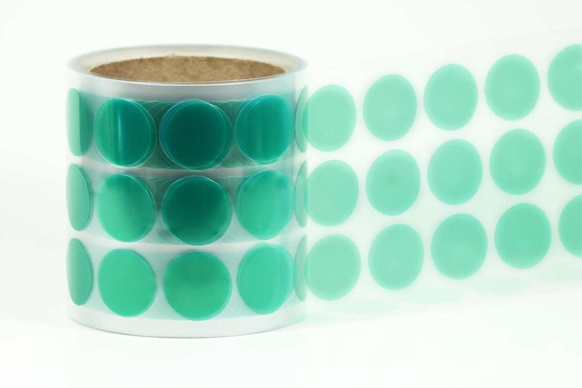 VGD Green Polyester Tape Disks